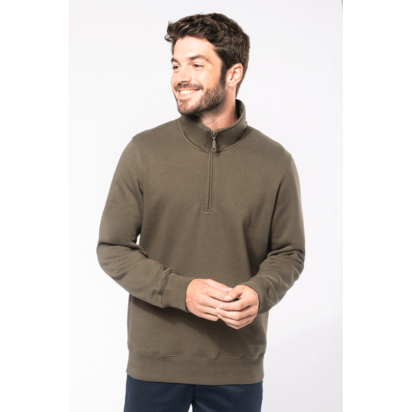 Kariban | 1/2 sweatshirt med lynlås